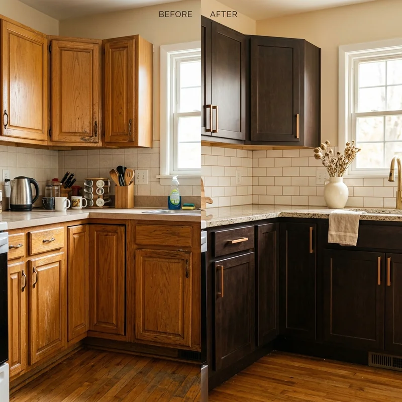 Cabinet Refacing project photo