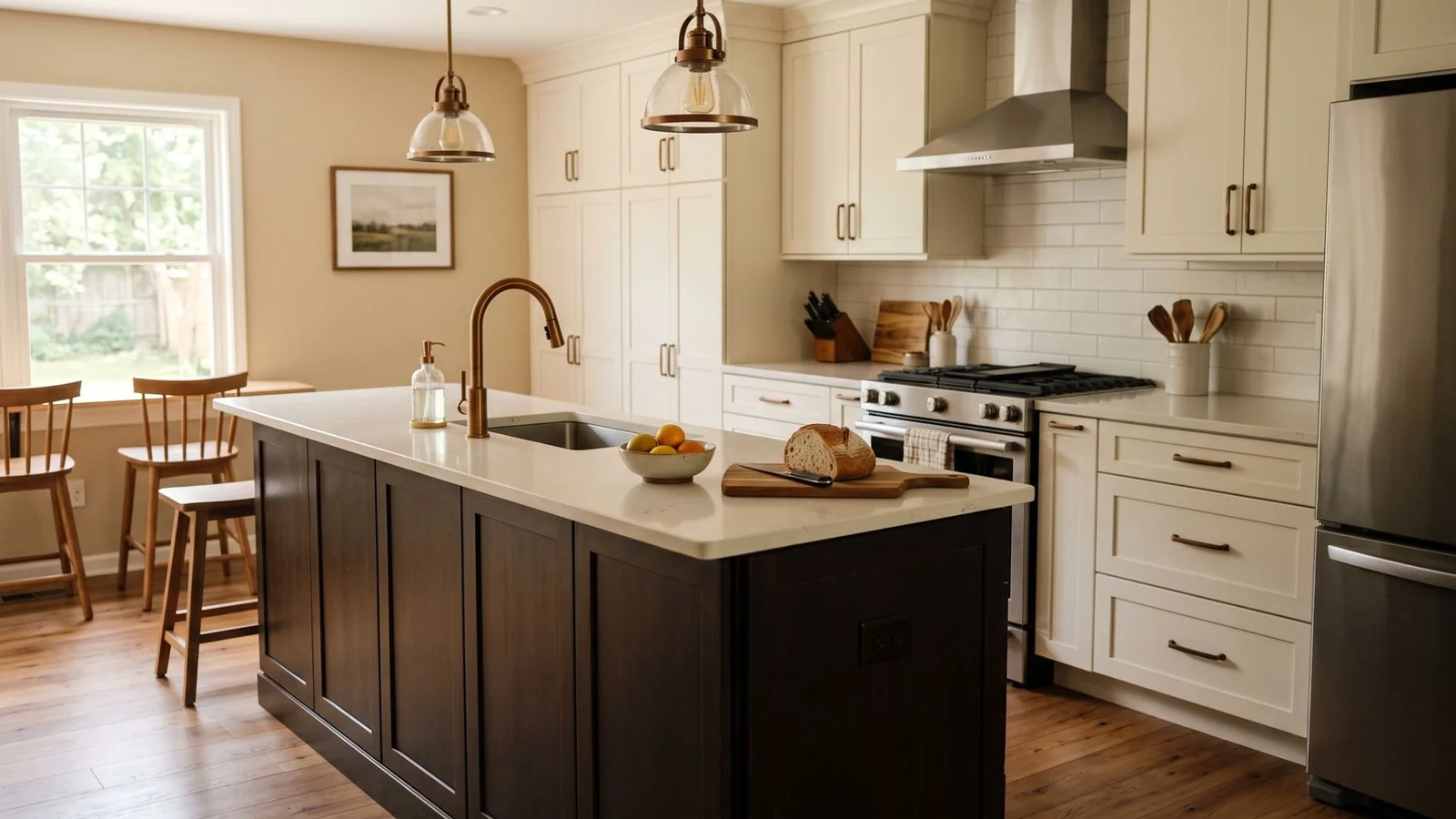 Bright updated kitchen ready for resale