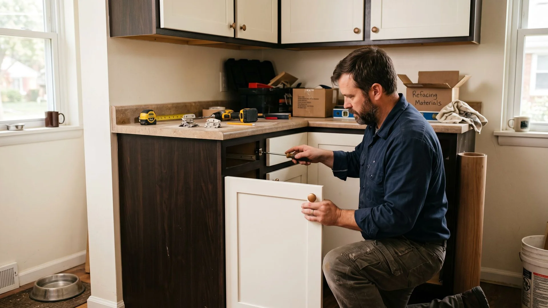 Kitchen Cabinet Refacing & Refinishing