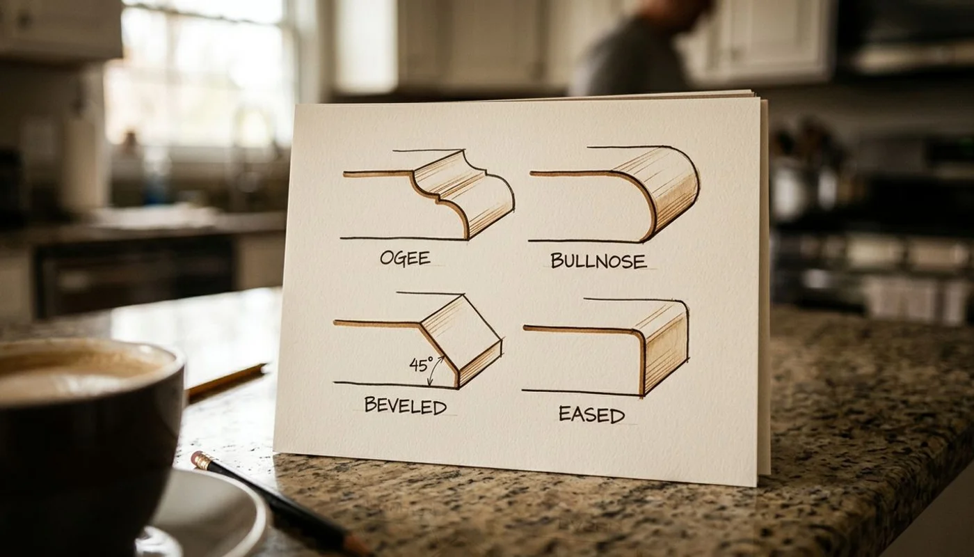Diagram of edge profiles