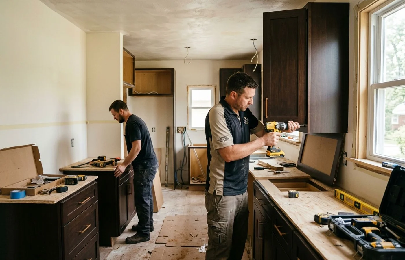 Grandview Heights kitchen mid-renovation